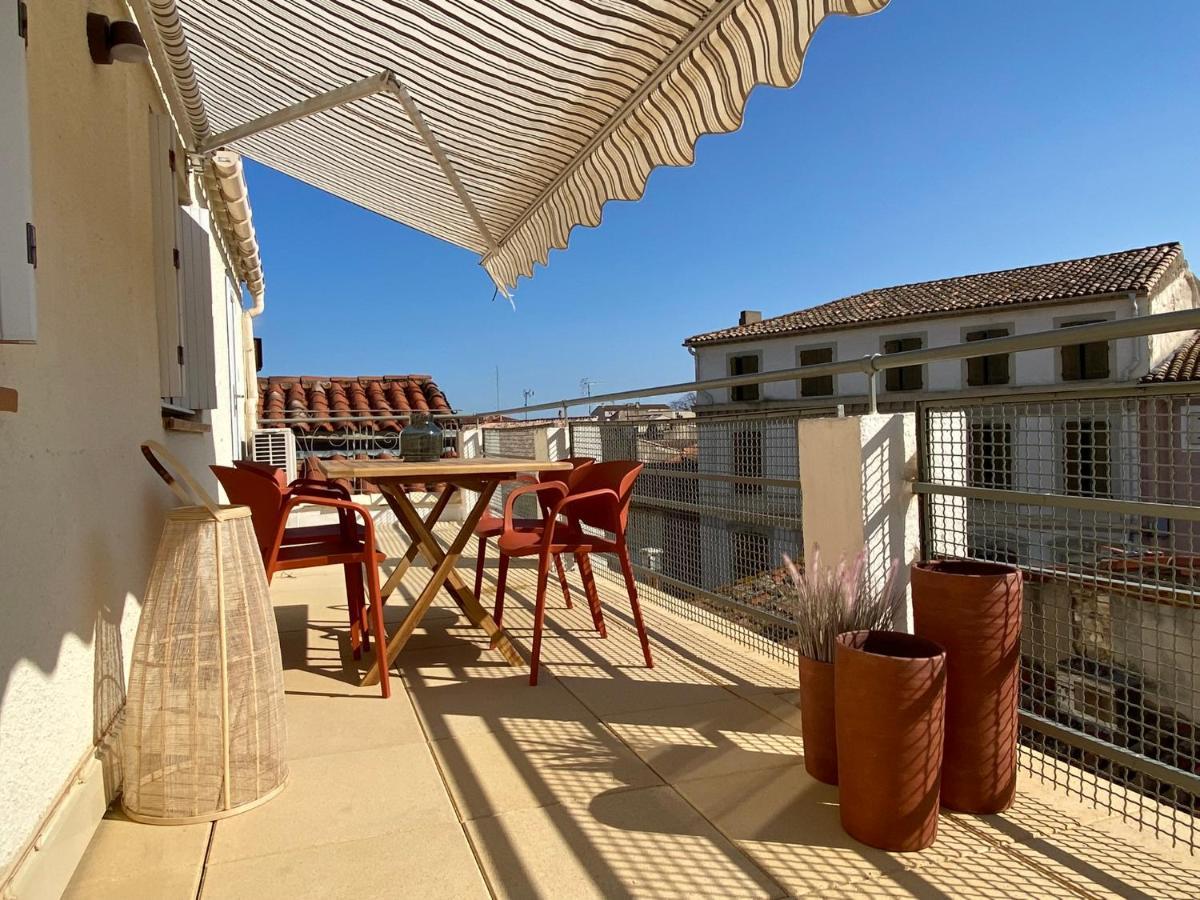 Apartamento La Terrasse Sur Les Toits Narbona Exterior foto