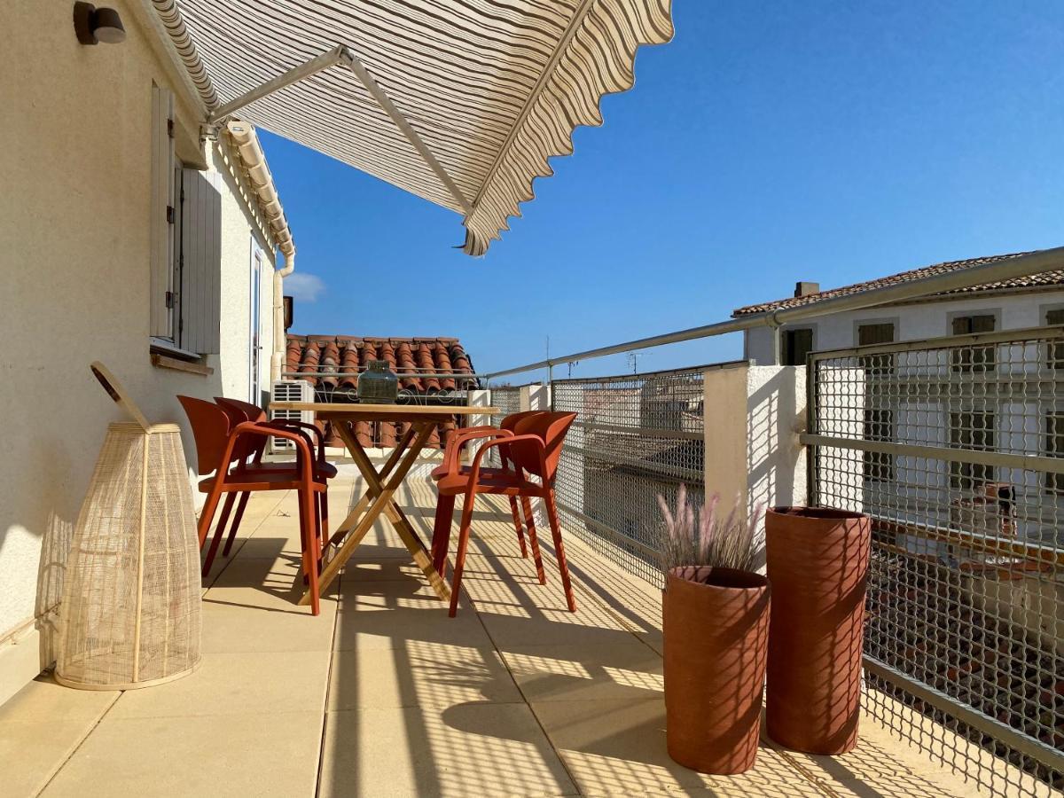 Apartamento La Terrasse Sur Les Toits Narbona Exterior foto
